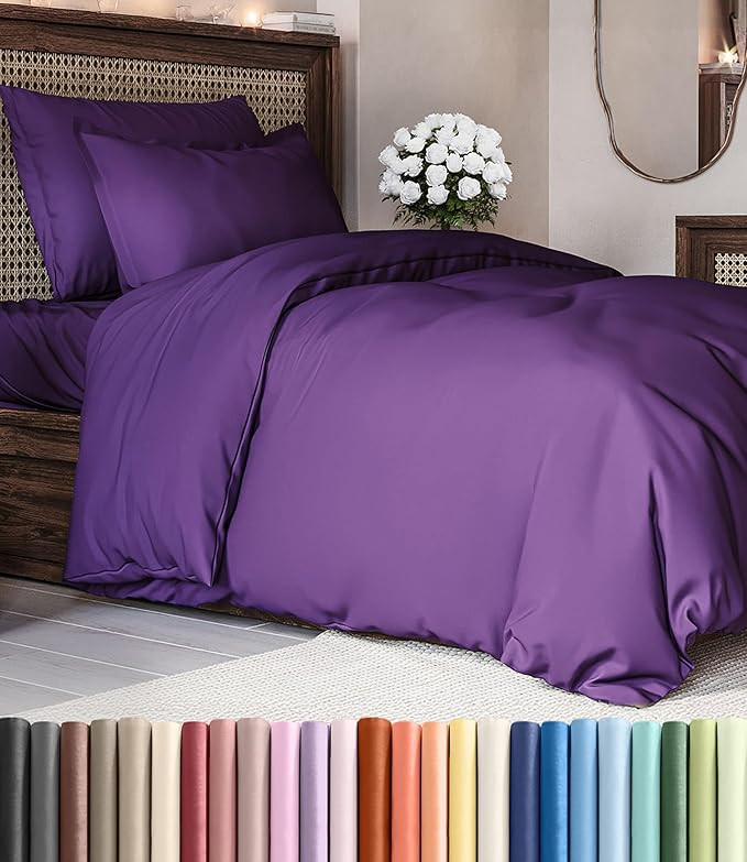 Duvet Cover Twin/Twin XL Size Set - Extra Soft Twin/Twin XL Duvet Cover 68" x 90" with 1 Pillow S... | Amazon (US)