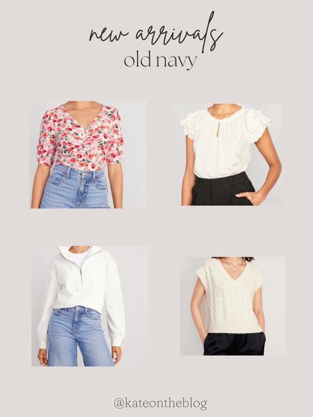 Tops for fall from old navy! I love neutrals but the occasional pop of colour is nice too! 

#LTKfindsunder50 #LTKsalealert #LTKmidsize