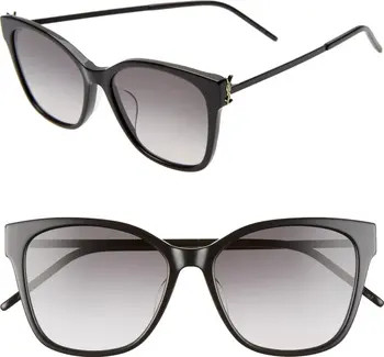 56mm Rectangular Sunglasses | Nordstrom