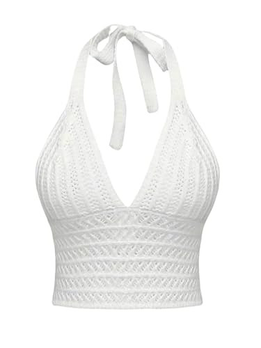 Verdusa Women's Nashville Outfits Boho Tops Y2k Gothic Clothes Halter Top Festival Western Cowgir... | Amazon (US)