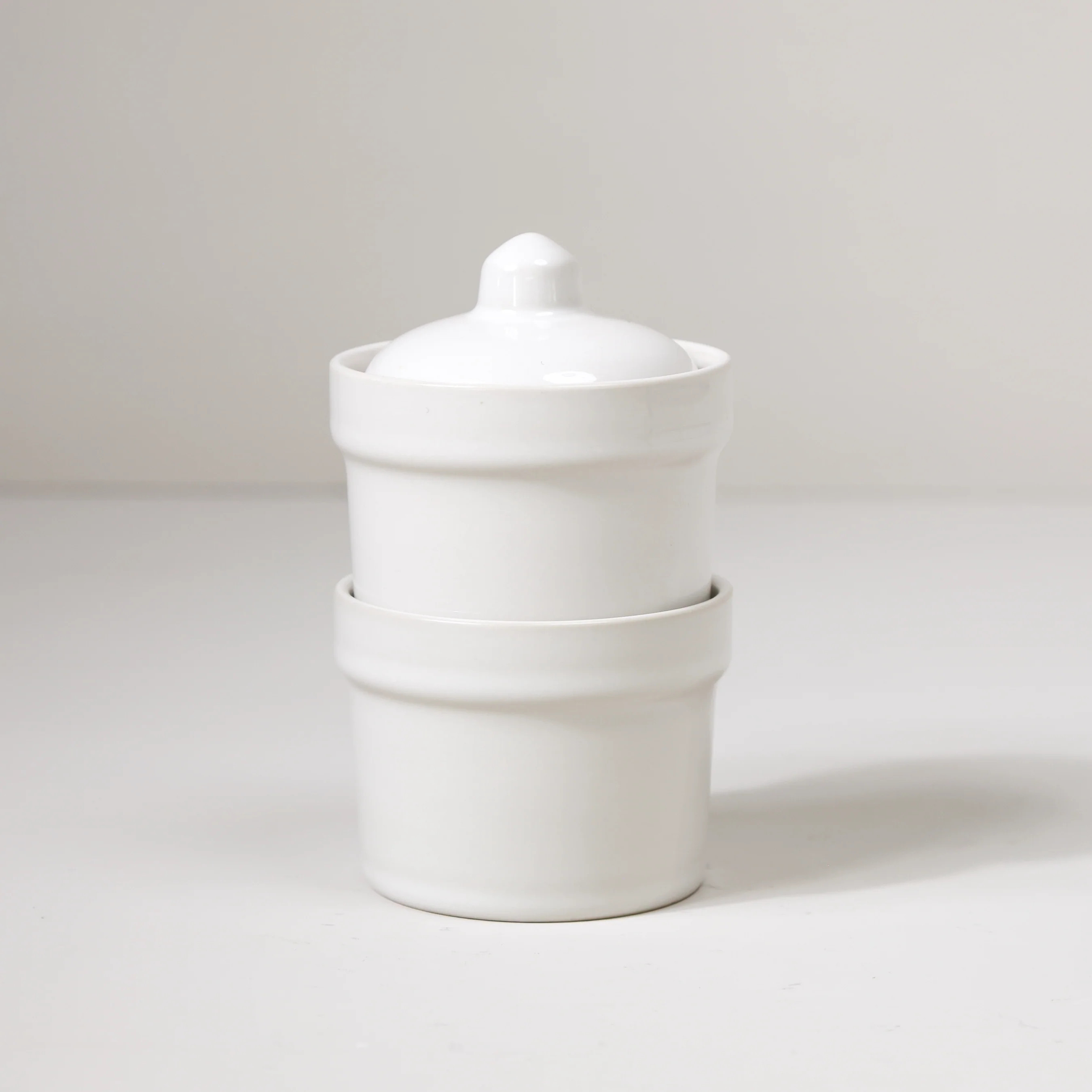 White Stackable Pinch Pots | Eco Chic Home