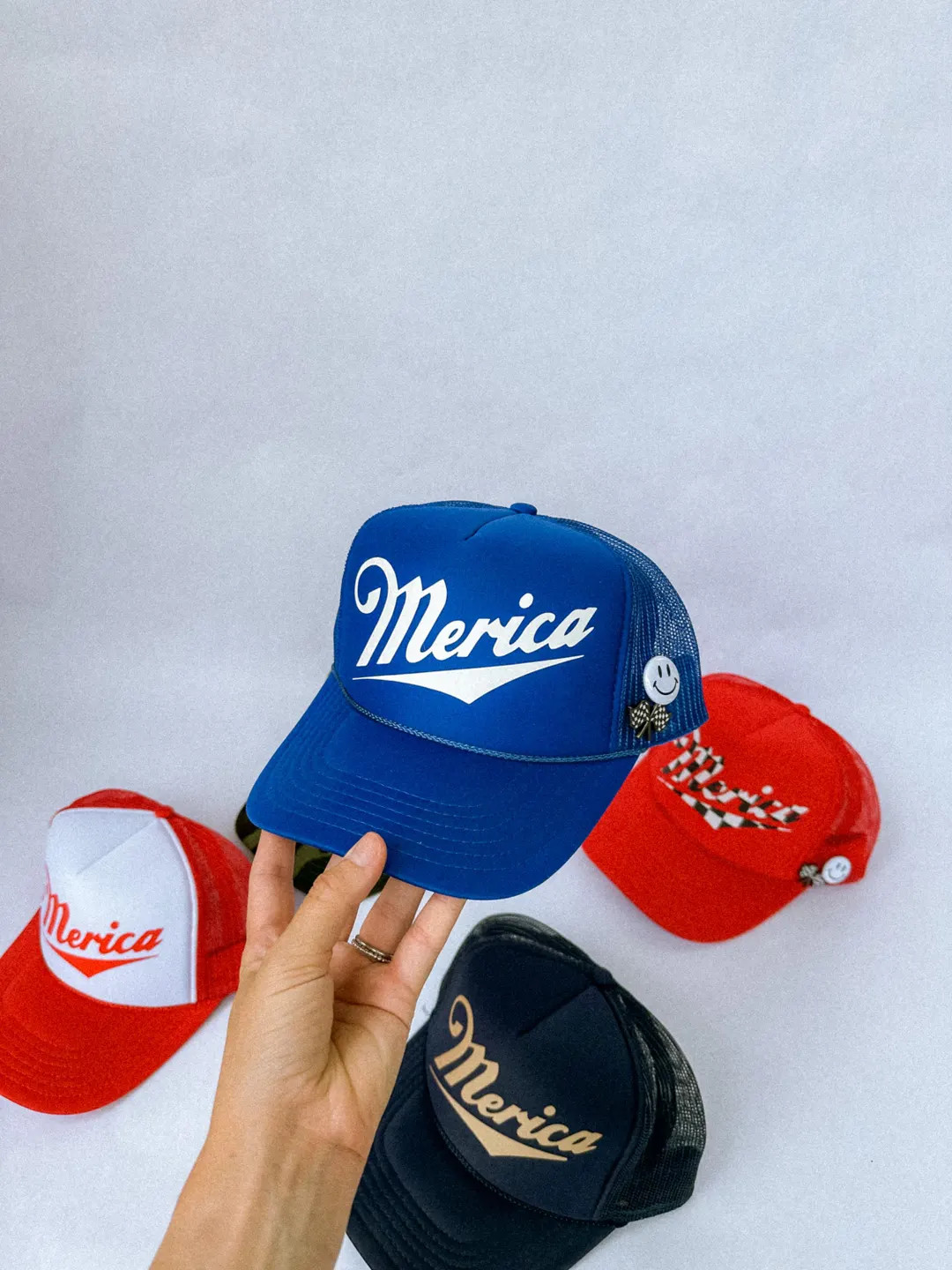 Merica Trucker Hat USA Patriotic Hat for Women 4th of July Western Cowgirl Hat America Hat Countr... | Etsy (US)