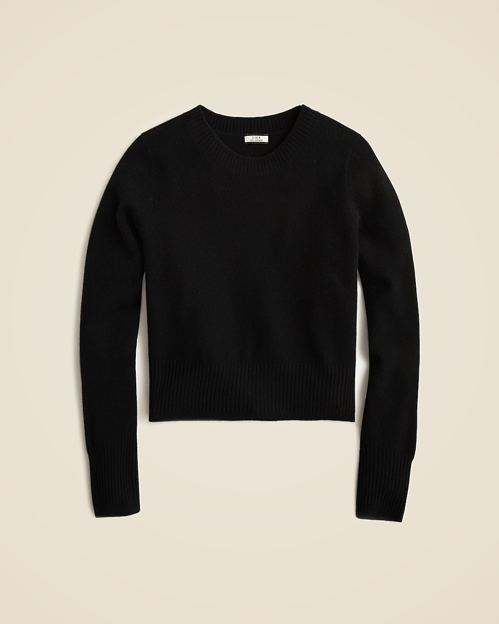 Cashmere shrunken crewneck sweater | J. Crew US