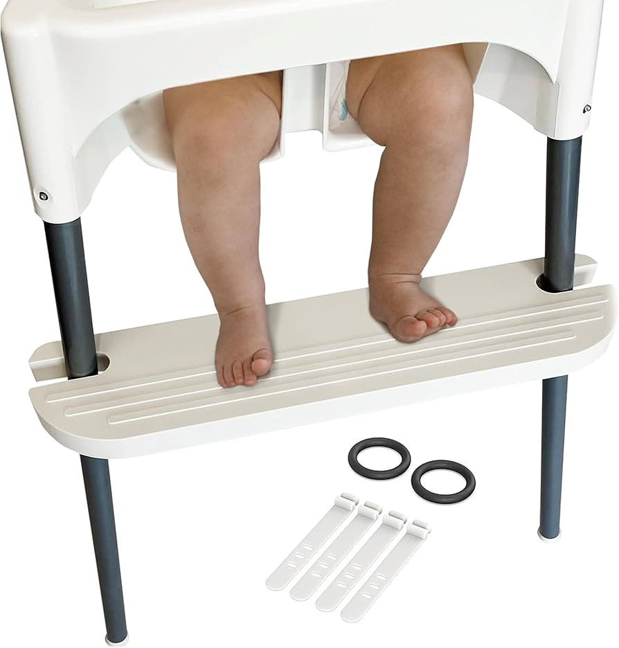 White IKEA High Chair Foot Rest, Compatible with Antilop Chairs | Adjustable, Reversible & Non-Sl... | Amazon (US)