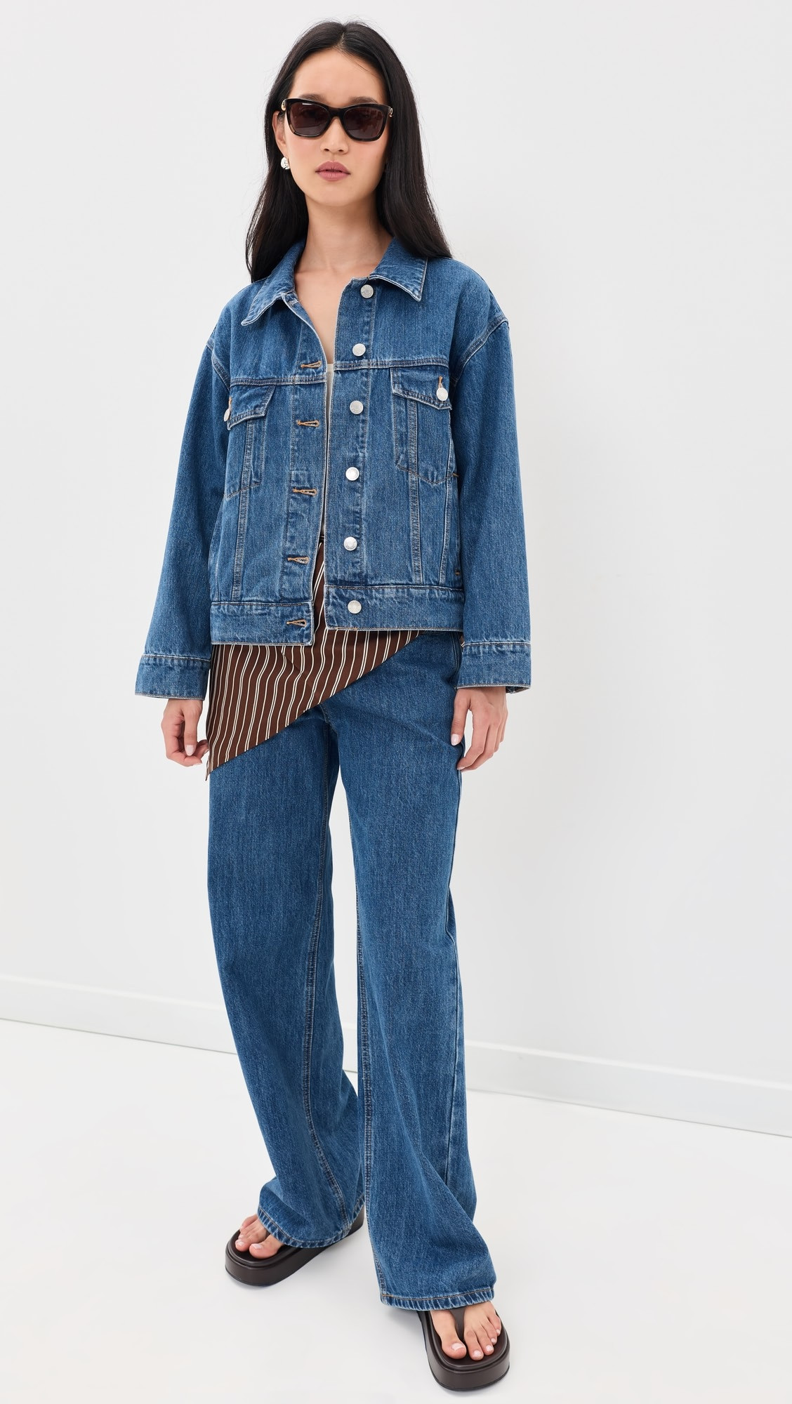 PARKE Oversized Jean Jacket | Shopbop | Shopbop