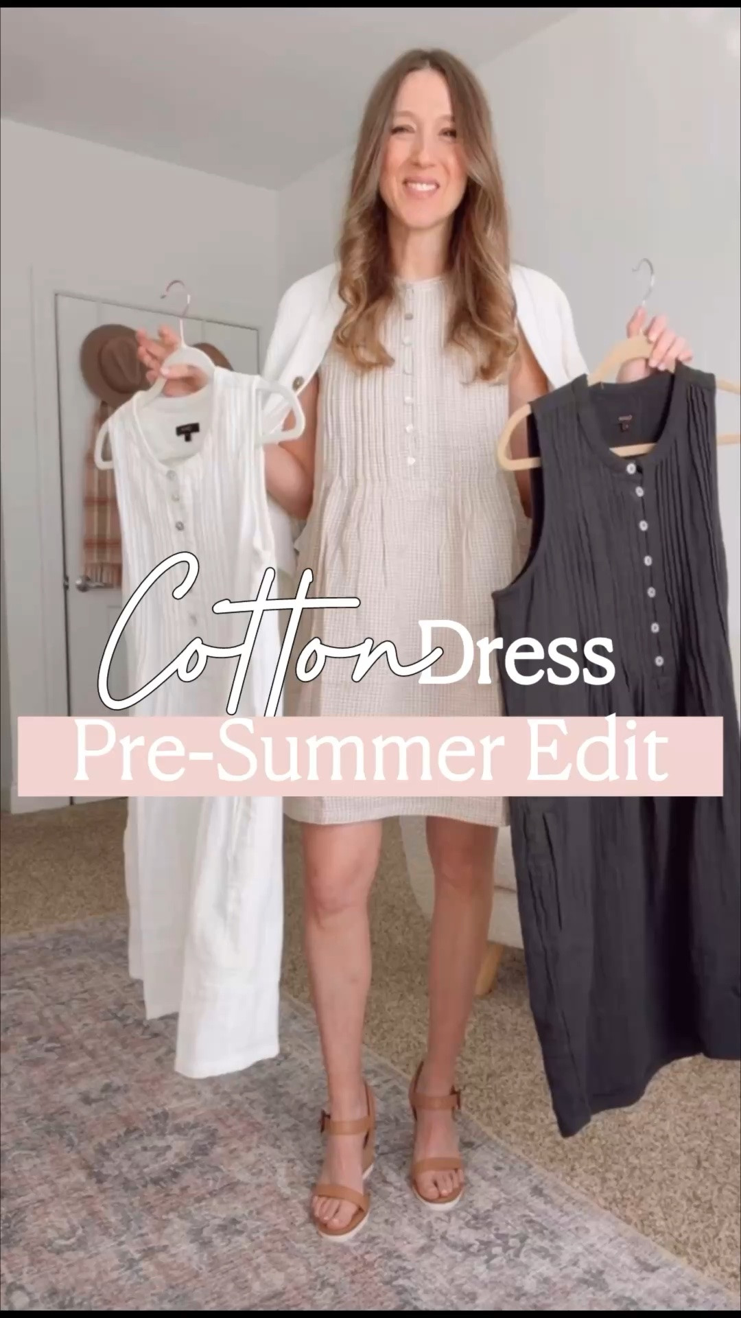 The cotton dress that makes you look put-together when you're really just winging it 🤍 This is what happens when comfort meets style and nobody has to know you got dressed in 30 seconds. Throw it on for brunch, meetings, or that thing you forgot you had today. The kind of dress that does all the work so you don't have to think about it.

#LTKOver40 #LTKWedding #LTKSeasonal