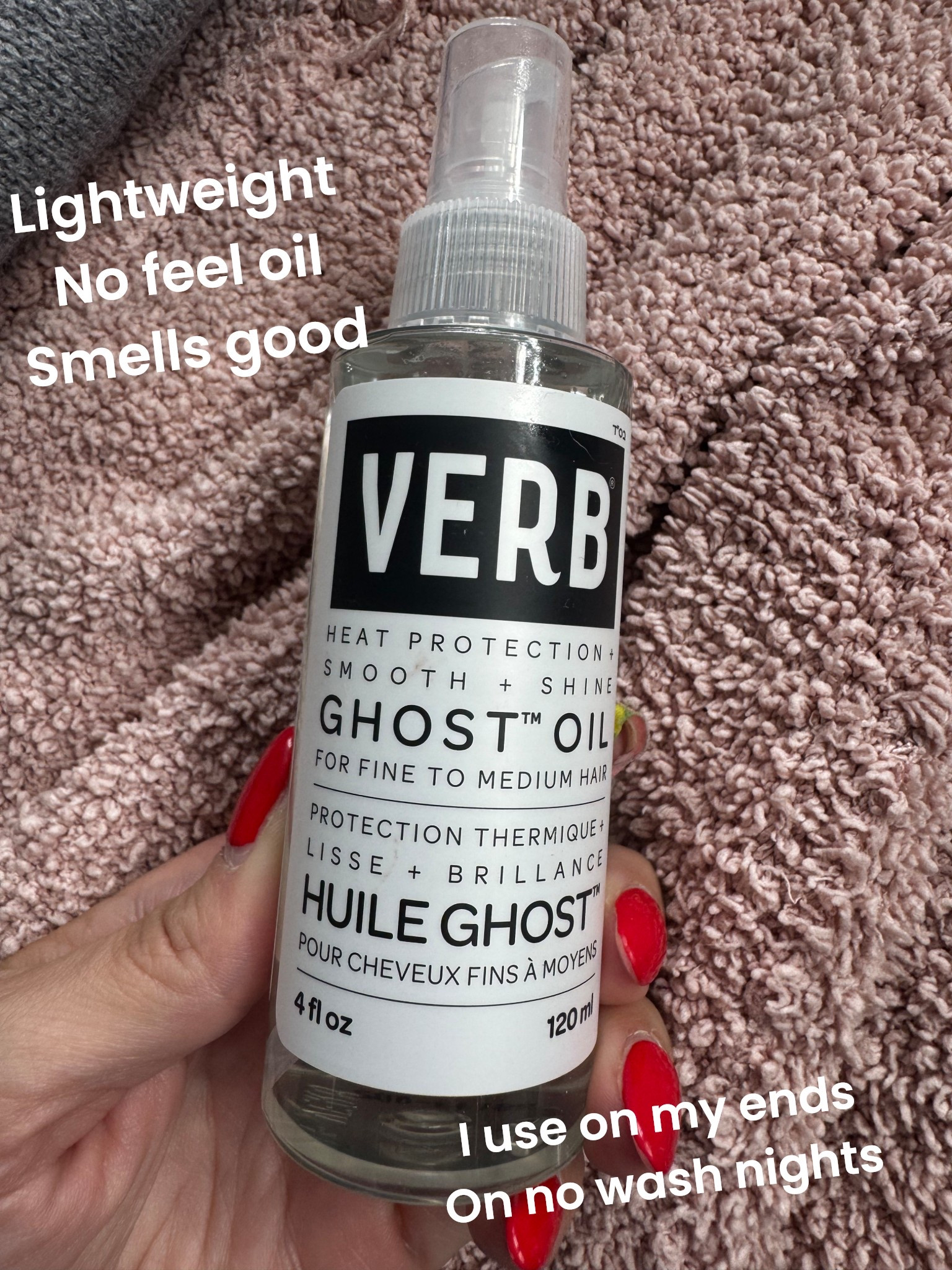 Loving this lightweight unnoticeable oil for keeping my ends moisturized. I apply before bed to my ends and sleep in a silk bonnet. When I wake my hair looks and feels amazing and smells really fresh. 

#LTKmomlife #LTKBeauty #LTKOver40