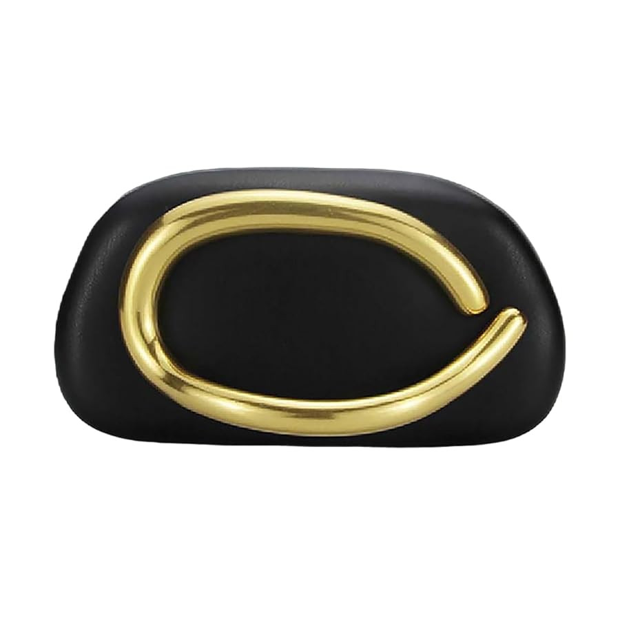 Women PU Leather Metal Handle Handbag Trendy Commuting Compact Stone Purse Hand-held Causal Shoul... | Amazon (US)