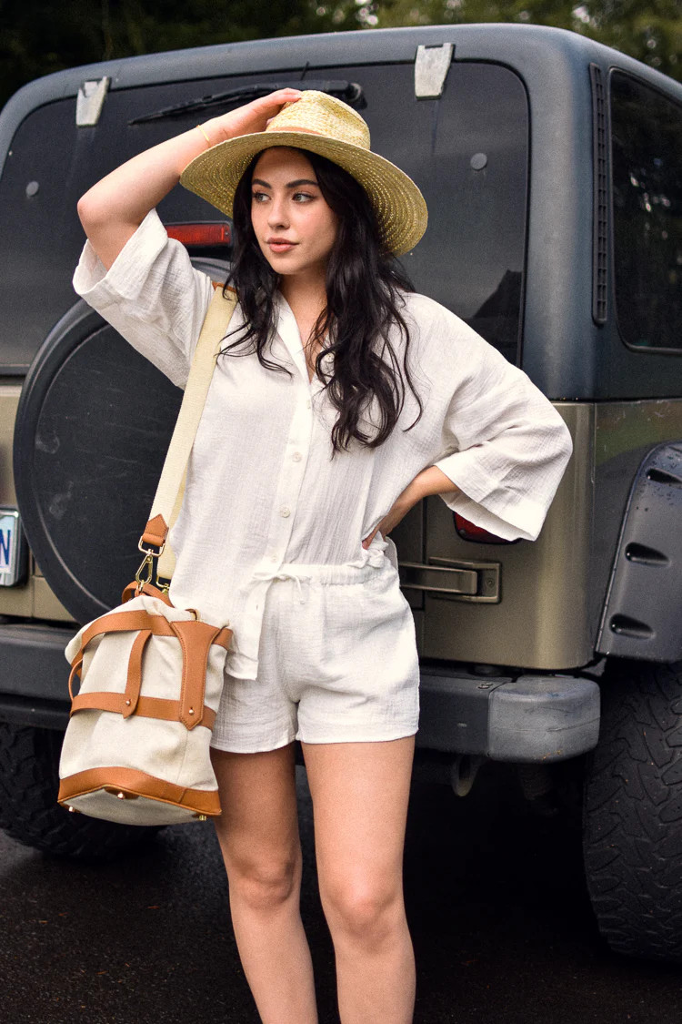 Harlow Relaxed Cotton Top | Confête