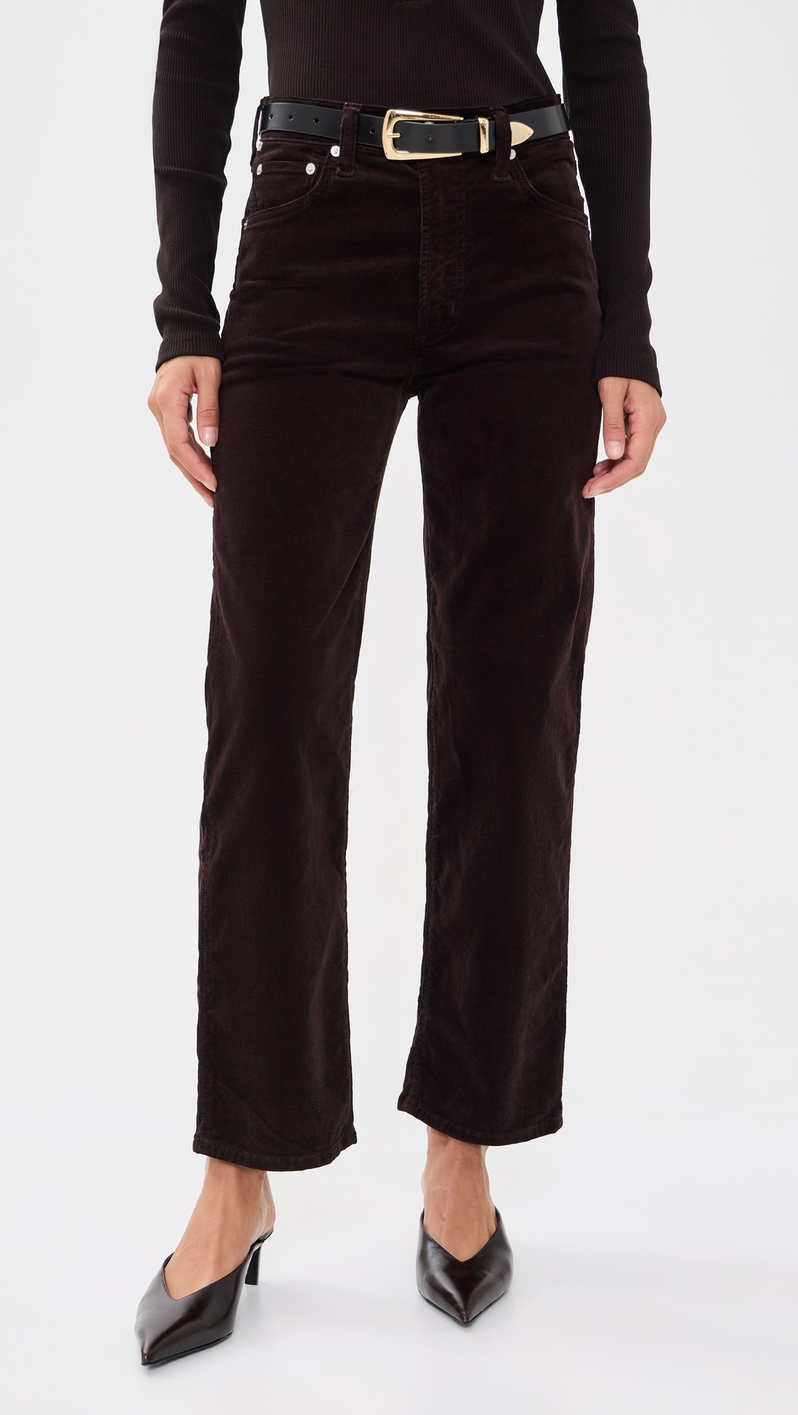 Palma Corduroy Straight Pants | Shopbop