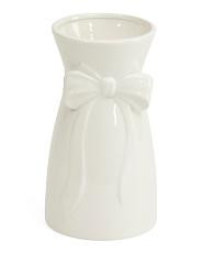 Embossed Bow Vase | TJ Maxx