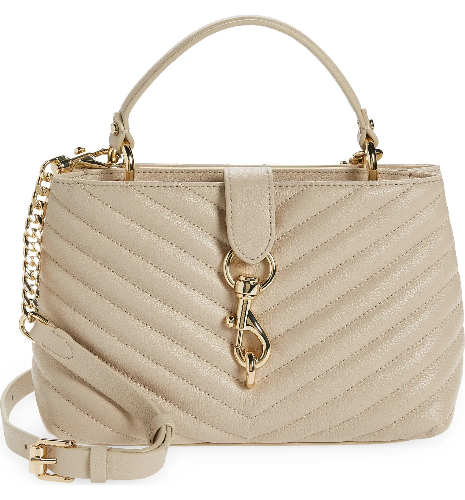 Edie Chevron Quilted Satchel | Nordstrom