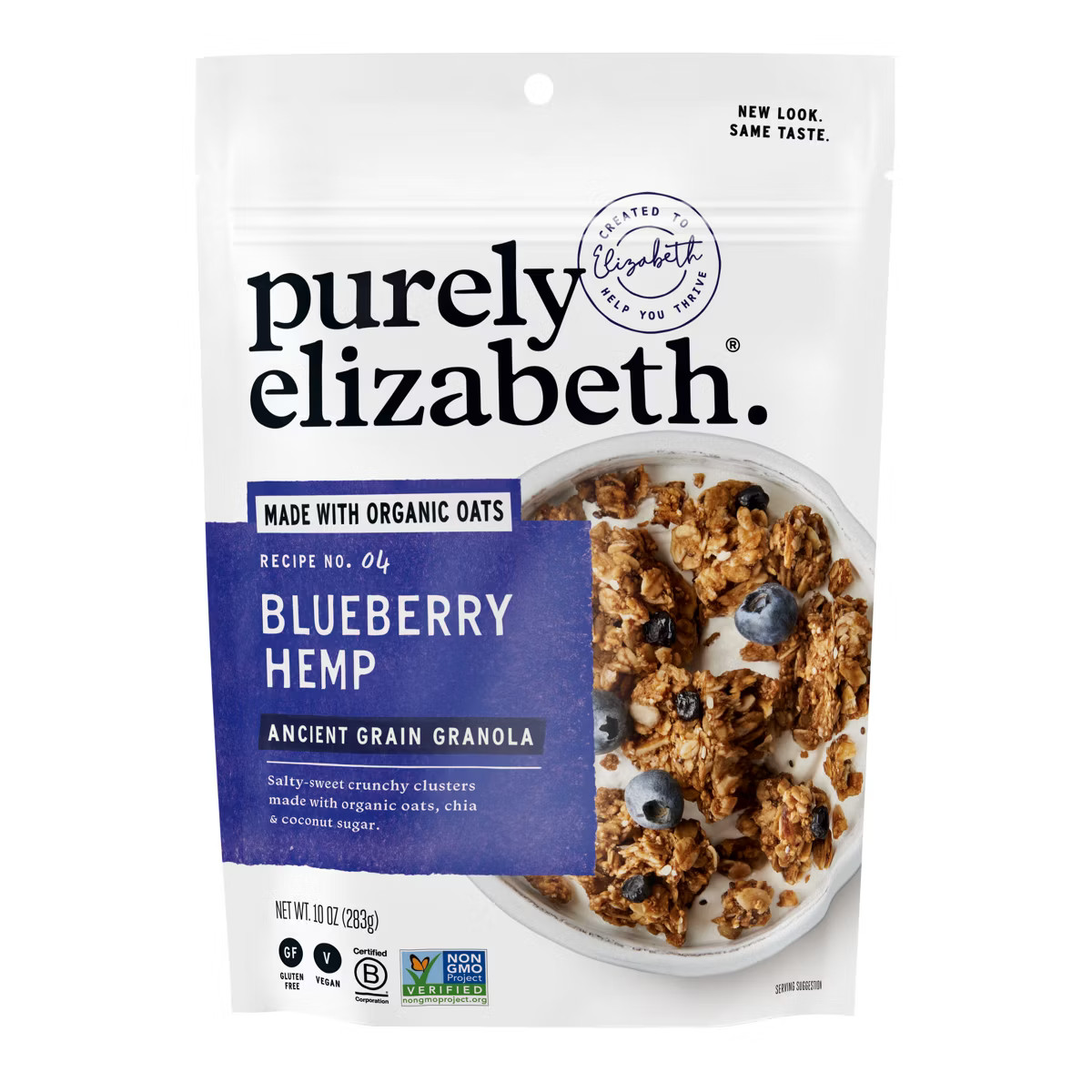 Purely Elizabeth Blueberry Hemp Grain Granola - 10oz | Target
