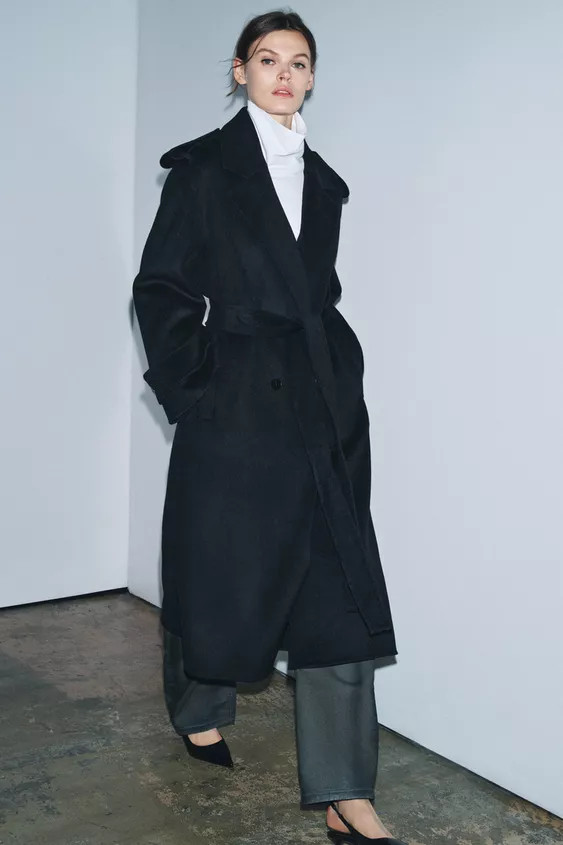 LONG WOOL BLEND COAT ZW COLLECTION LIMITED EDITION | Zara US