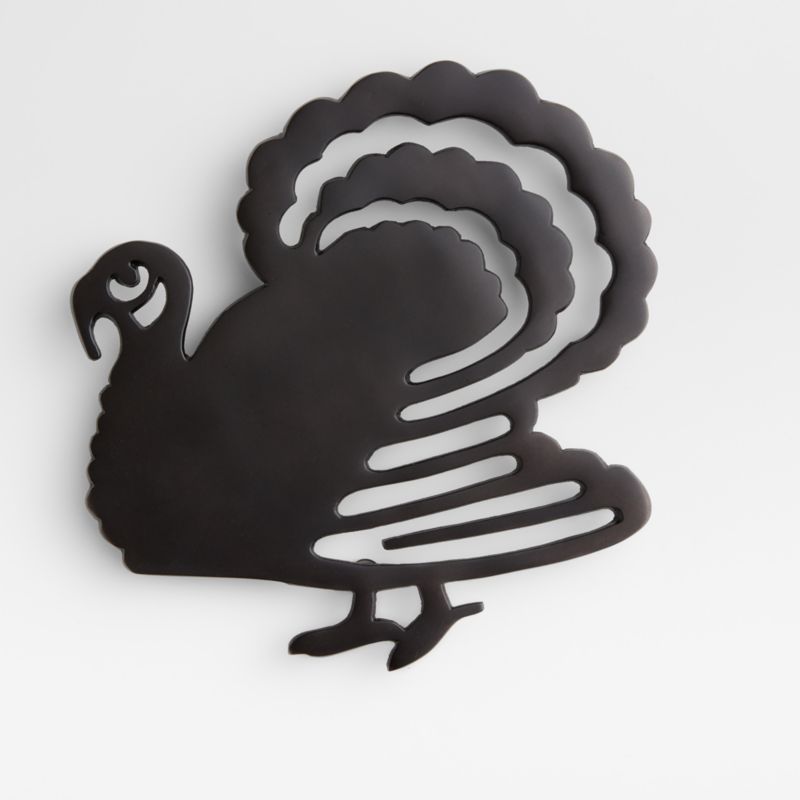 Bronze Turkey Trivet + Reviews | Crate and Barrel | Crate & Barrel