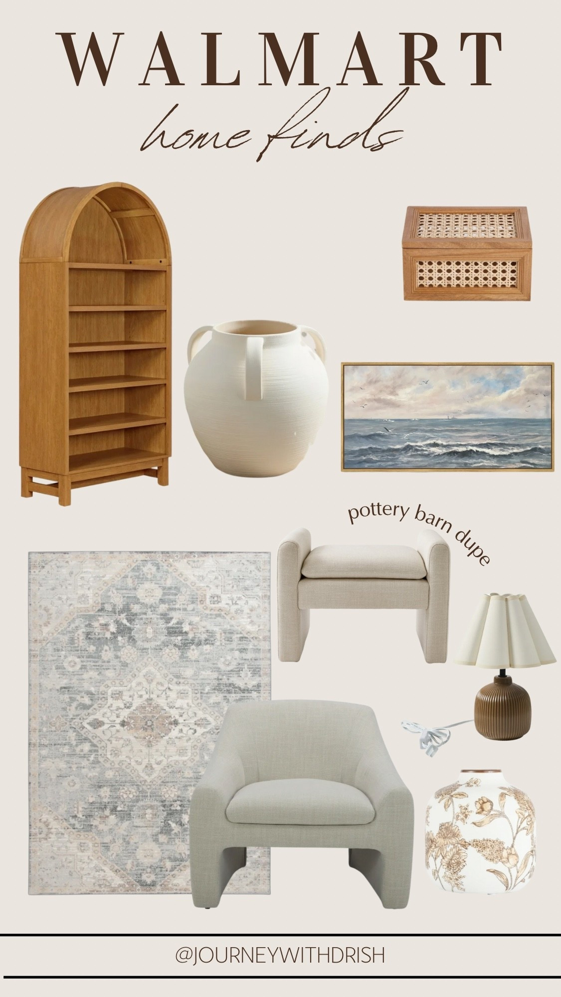 Walmart home finds with a pottery barn lookalike 

#LTKFamily #LTKHome