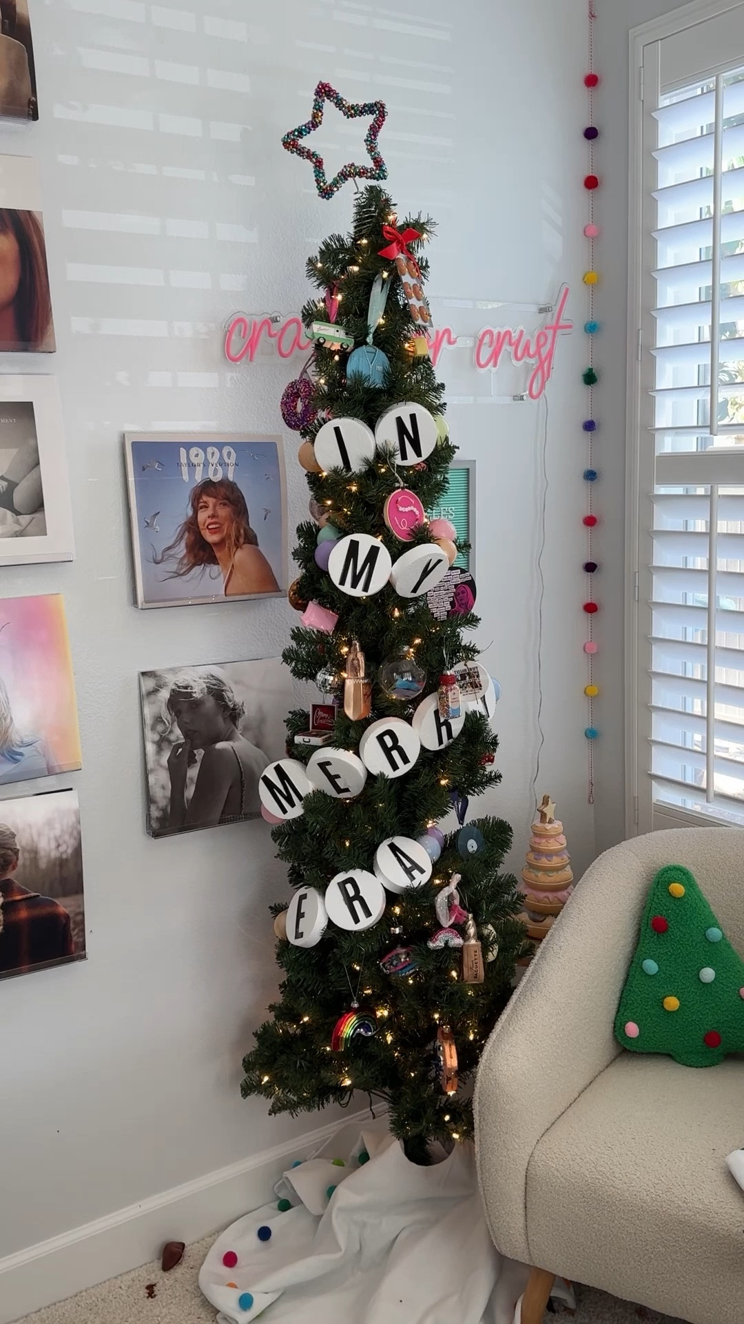 Merry Swiftmas! Decorate a Taylor Swift Christmas tree with Swifty ornaments and a friendship bracelet garland! 

#LTKHome #LTKSeasonal