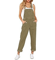 luvamia Women's Casual Stretch Adjustable Denim Bib Overalls Jeans Pants Jumpsuits | Amazon (US)