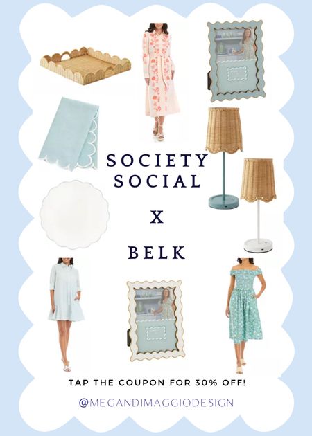 Yay!! The Society Social x Crown Ivy collection at Belk is live and it is SOO good!! Plus everything is currently 30% OFF when you tap the code: LUCKYYOU 🙌🏻

I’m loving these preppy home pieces like the wicker trays, table lamps and wavy picture frames!! 😍 plus get free shipping when you add $99+ to your cart. High sellout risk! Don’t wait to shop! 

#LTKfindsunder50 #LTKSpringSale #LTKhome