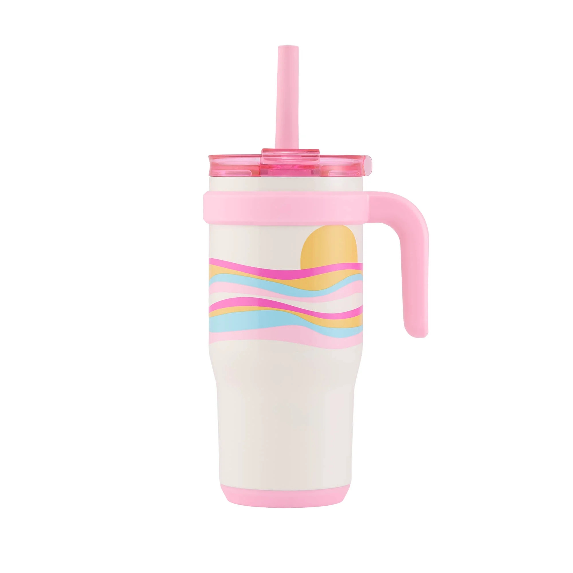 Reduce Coldee Kids Tumbler with Straw & Handle. Insulated Stainless Steel 18 oz, OG Sunrise, 18 o... | Walmart (US)