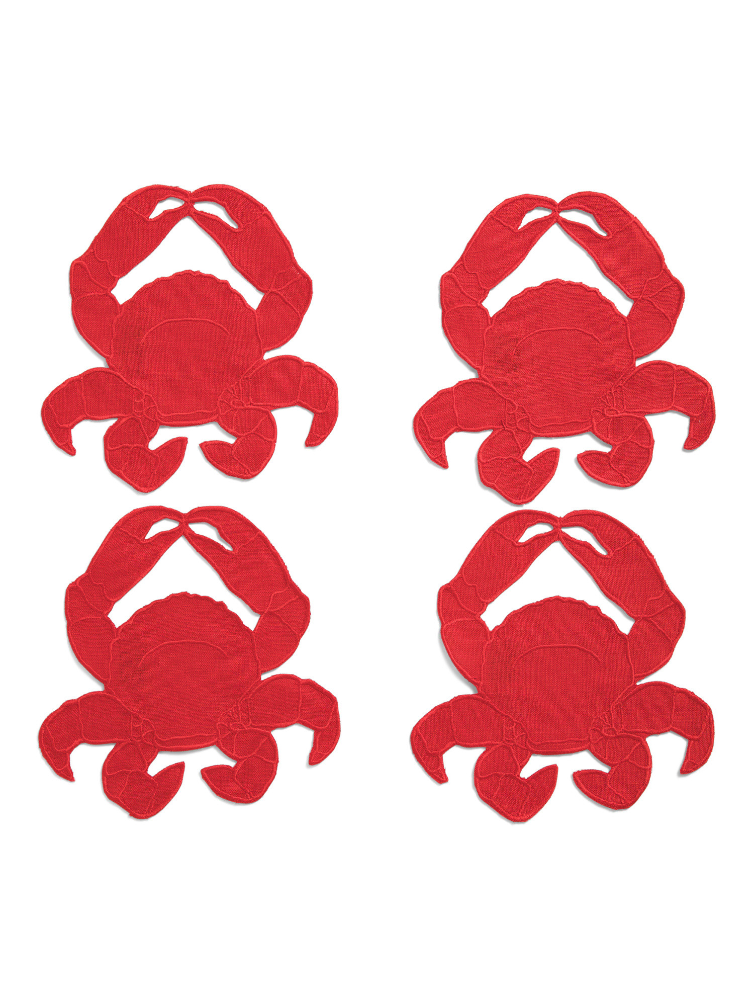 Set Of Four Linen Crab Cocktail Napkins | Kitchen & Dining Room | Marshalls | Marshalls