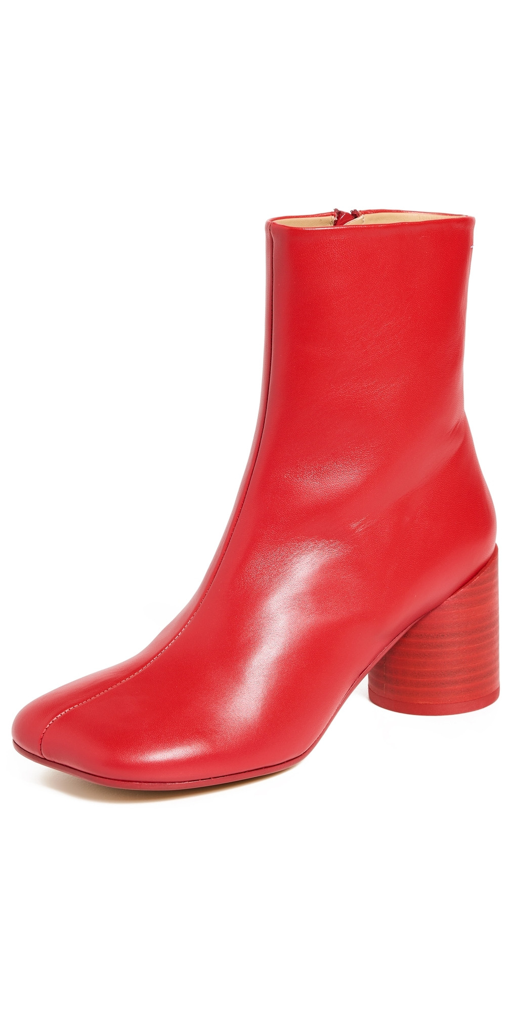 MM6 Maison Margiela Ankle Boots Red 36 | Shopbop