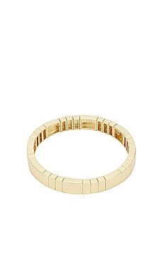 Lisa Gozlan Multi Shape Stacker Bracelet in Gold from Revolve.com | Revolve Clothing (Global)