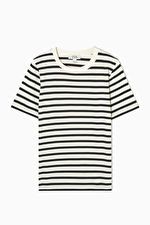 24/7 T-SHIRT - Navy / white - T-shirts - COS | COS (US)