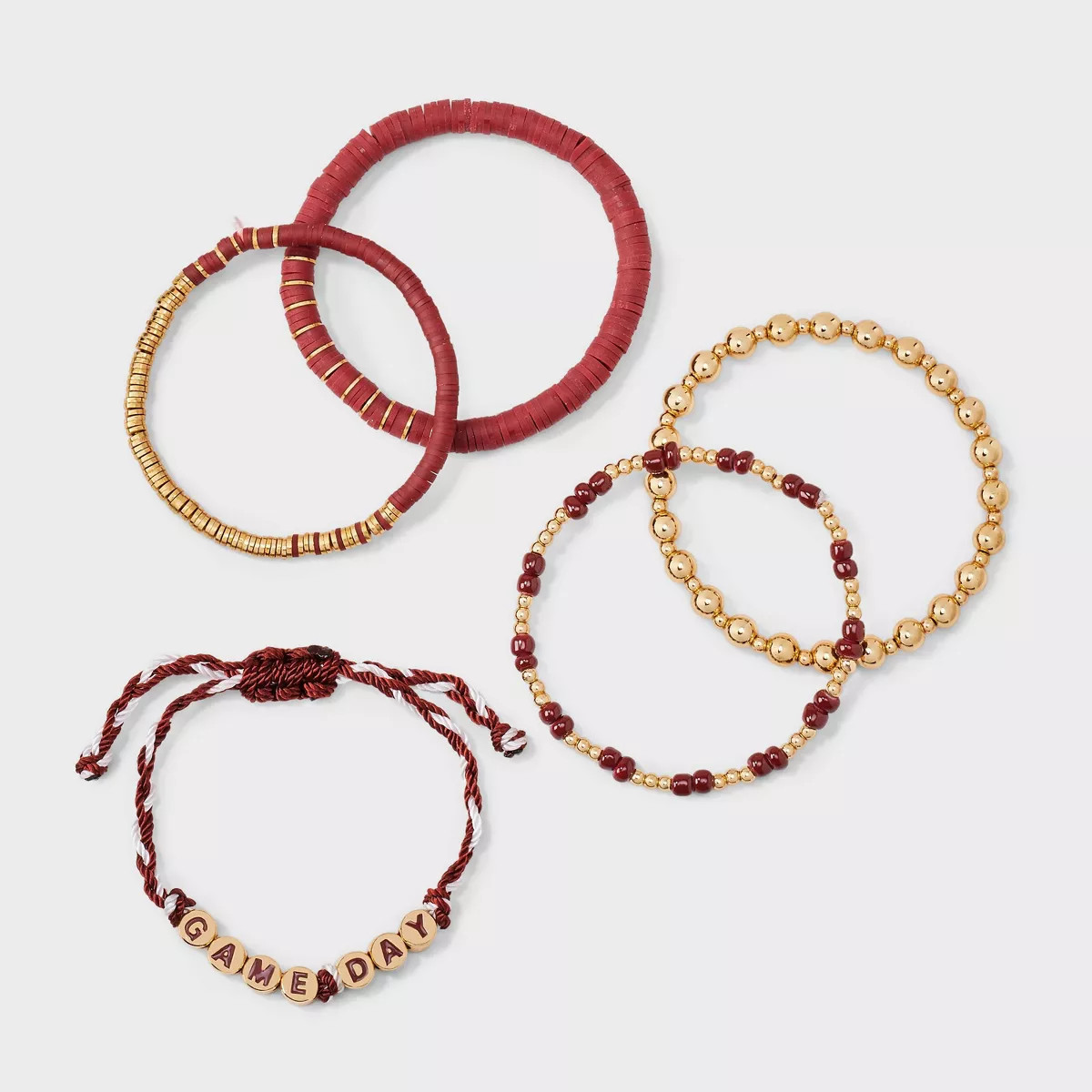 Game Day Bracelet Set 5pc - Wild Fable™ Orange | Target