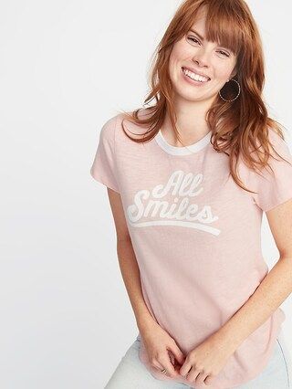 EveryWear Graphic Tee for Women | Old Navy US