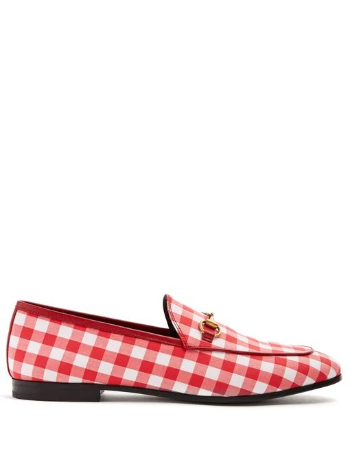 Jordaan gingham loafers | Gucci | Matches (US)