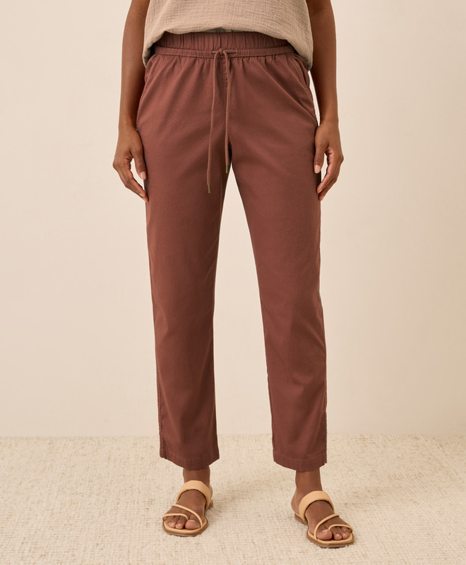 Women’s Daily Twill Drawstring Pant made with Organic Cotton | Pact | Pact Apparel