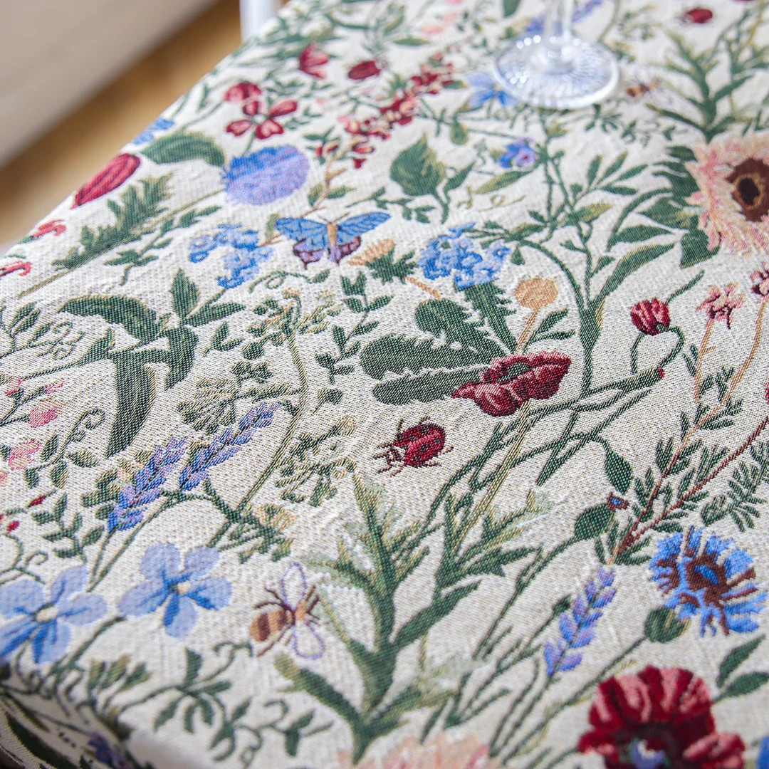 Cotton and Linen Tablecloth,embroidered Tablecloth,custom Tablecloth,housewarming Gift,rectangle ... | Etsy (US)