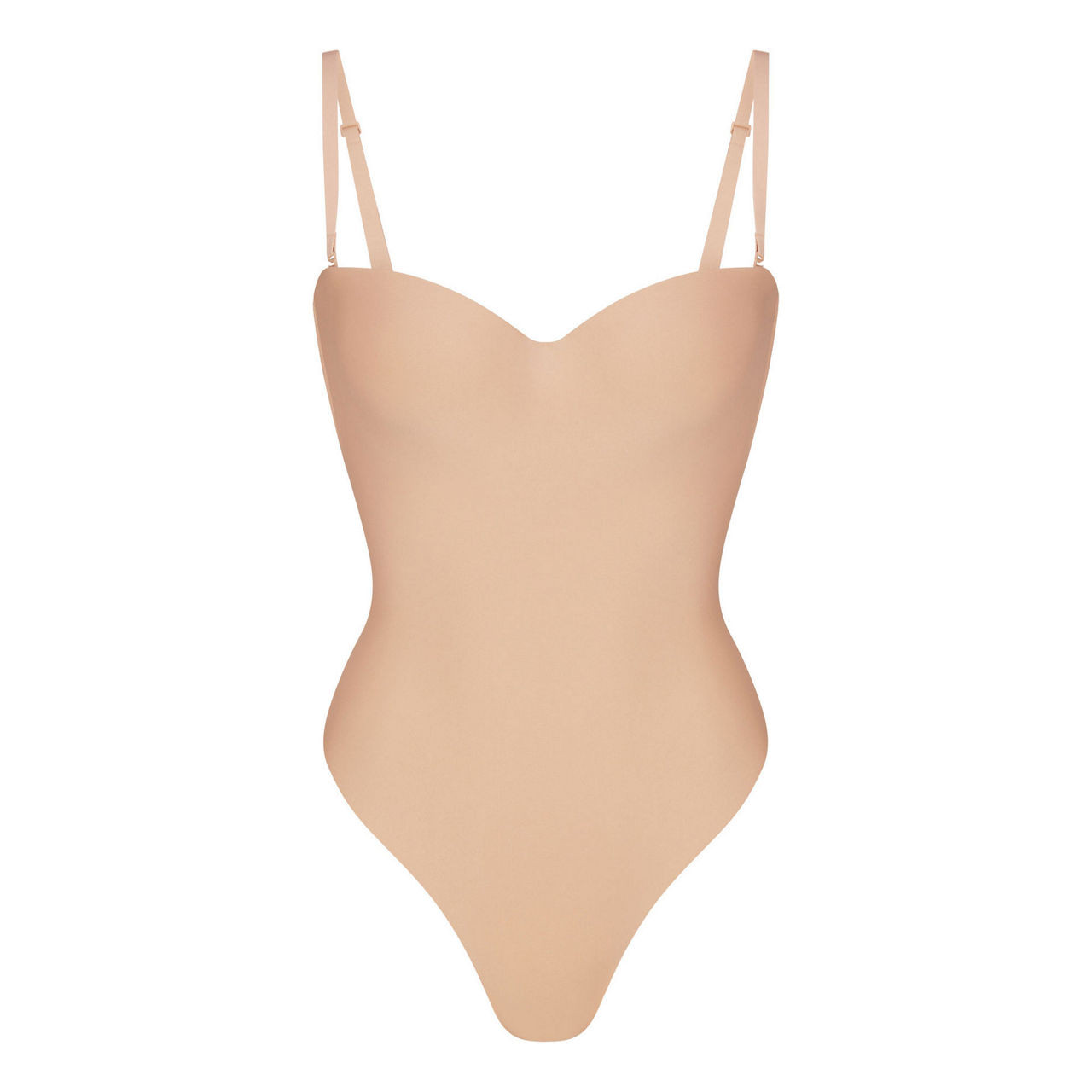 SKIMS Underwire Thong Bodysuit Clay - Beige | Brown Thomas (IE)