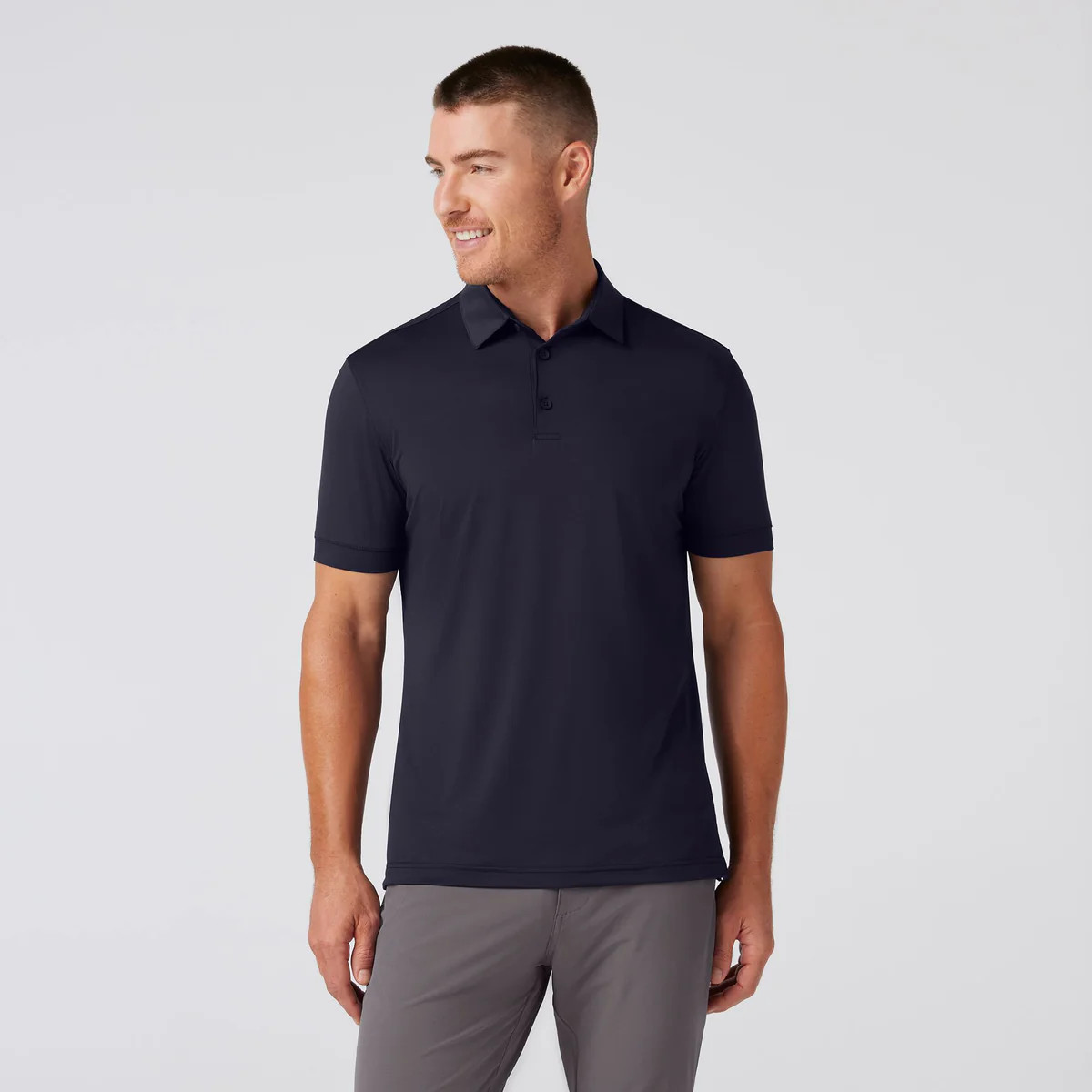 Versa Polo - Navy Solid | Mizzen + Main