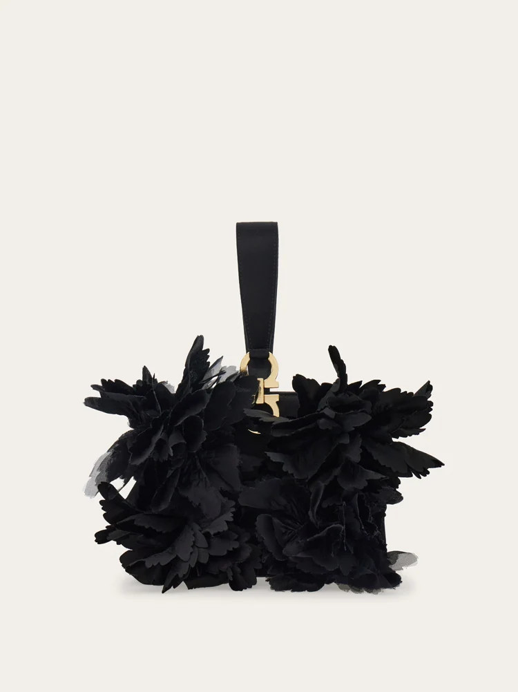 Mini clutch with floral detailing - Women | Ferragamo | Ferragamo