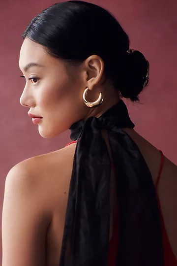 Chunky Hoop Earrings | Anthropologie (US)