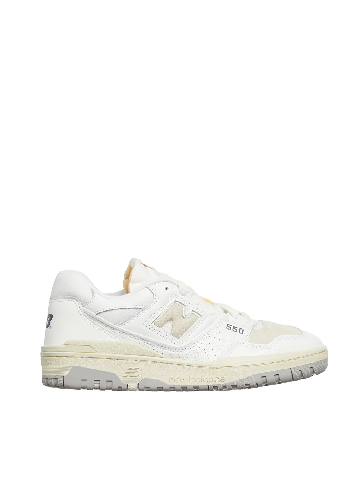 New Balance Men's Sneaker 550 in White | Size 42.5 | GBB550PWG Color White | LOZURI