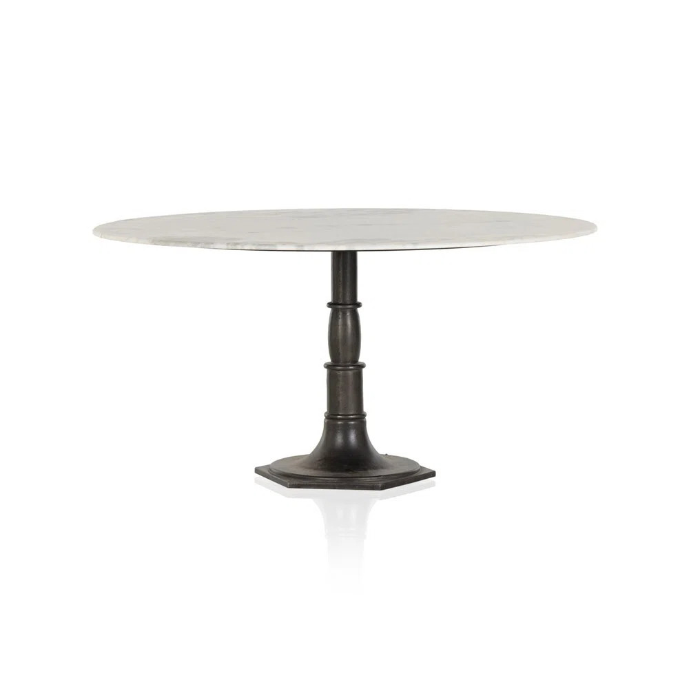 Lucy Round Marble Dining Table | Perigold