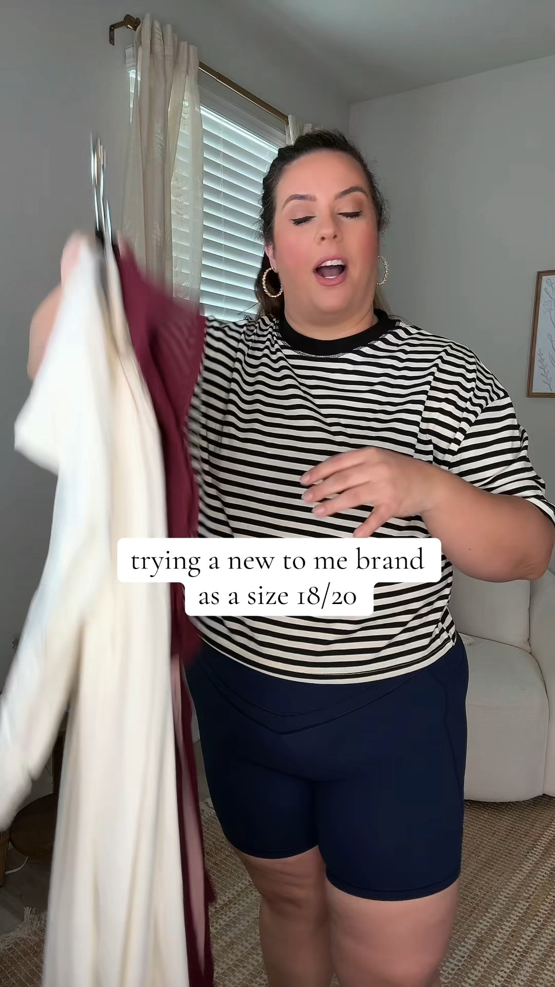 Trying @Lulus for the first time (gifted) wearing xxl set, 3x dress (too large, should have done my usual 2x)

#LTKPlusSize