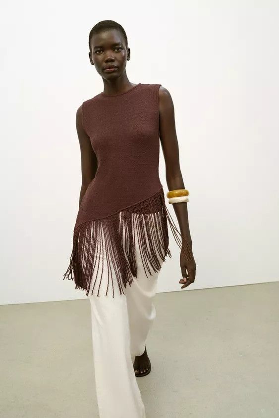 ASYMMETRIC STRUCTURE TOP | Zara US