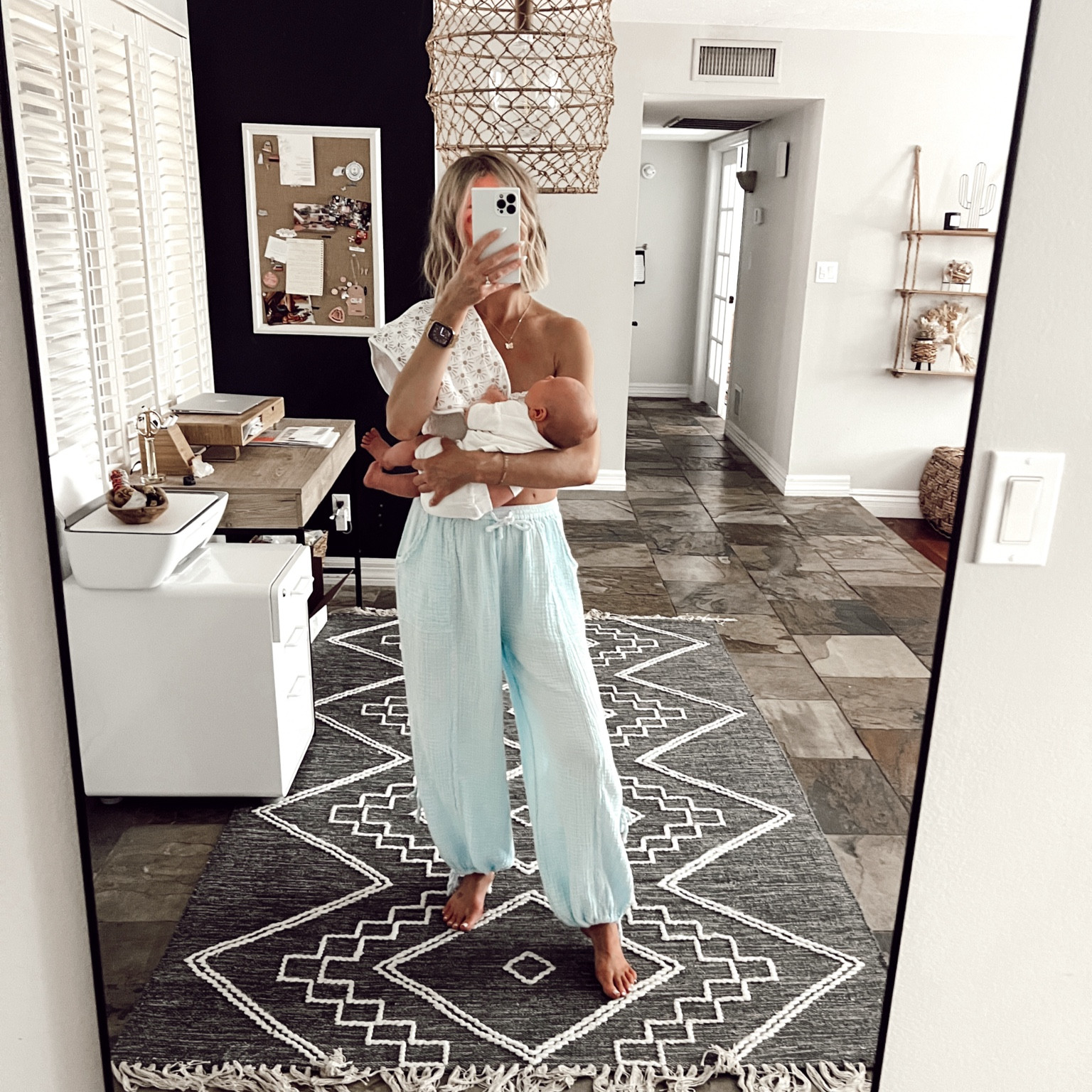 Postpartum! I still love to feel put together but cozy! 🩵 

#postpartum #maternitystyle #bumpera #postpartumstyle 

#LTKfamily #LTKbump #LTKbaby