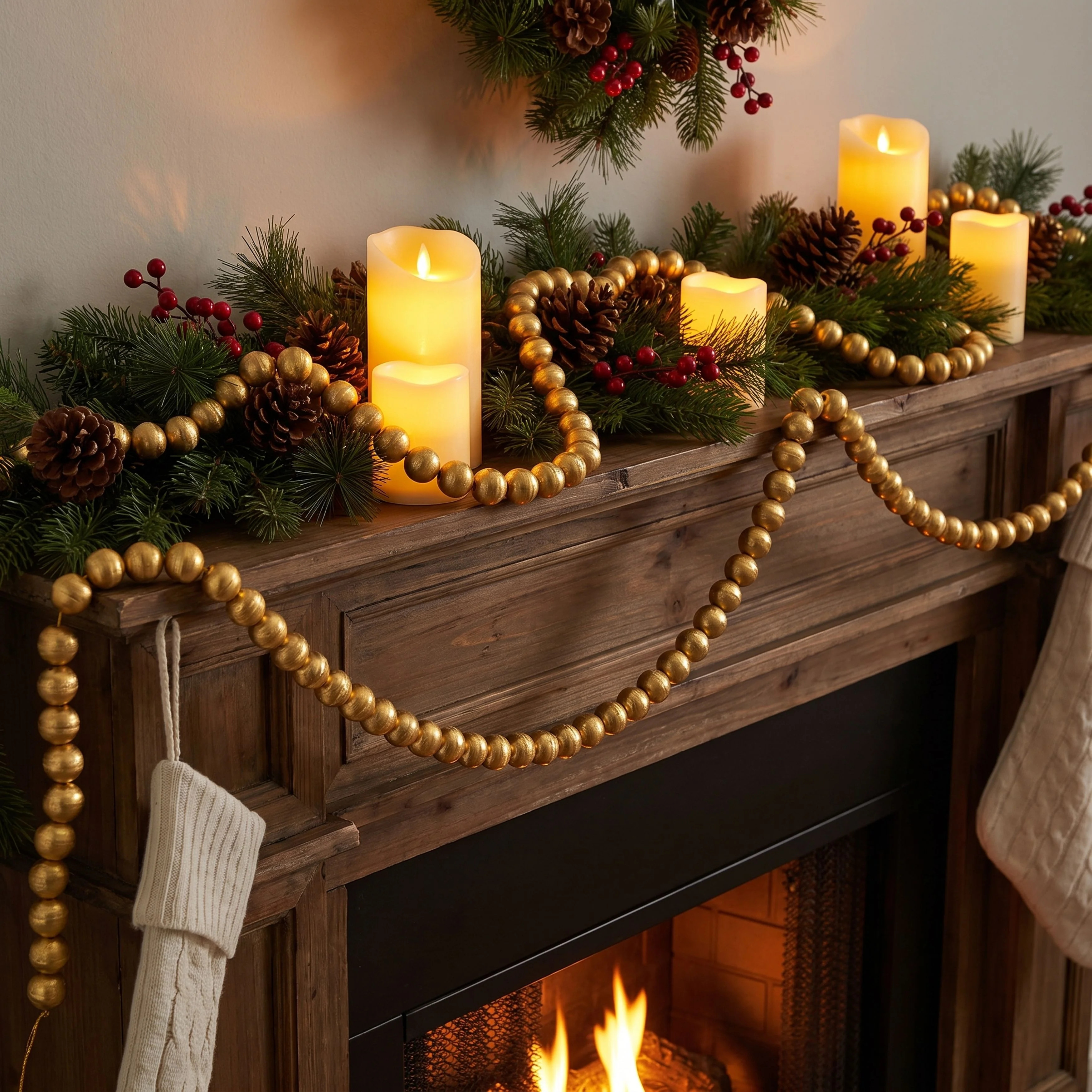 Handmade Embossed Metal Ball Garland | Wayfair North America