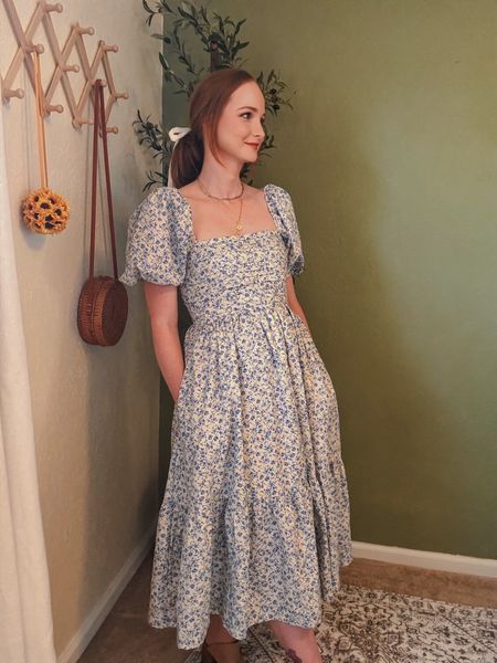 I have slept on the Emerson Poplin Puff Sleeve dress from Abercrombie for way too long! This fulfills all of my cottage core and prairie vibe dreams. 🤩 I love the puff sleeves and it's so much fun to twirl around in! I can definitely see myself using this for several dressy occasions this summer, and maybe even a family photo shoot 😍

It comes in several different color ways/patterns and lengths as well 

Abercrombie dress | Sundress | Puff Sleeve | Summer Fashion | Summer Styles | Cottage Core | Prairie Dress | Floral | Midi Dress 

#emersonpoplin #abercrombiedress #abercrombie #cottagecoredresses 

#LTKSaleAlert #LTKFindsUnder100 #LTKStyleTip
