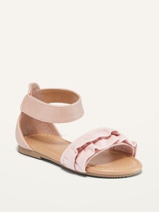 Ruffle-Strap Sandals for Toddler Girls | Old Navy (US)