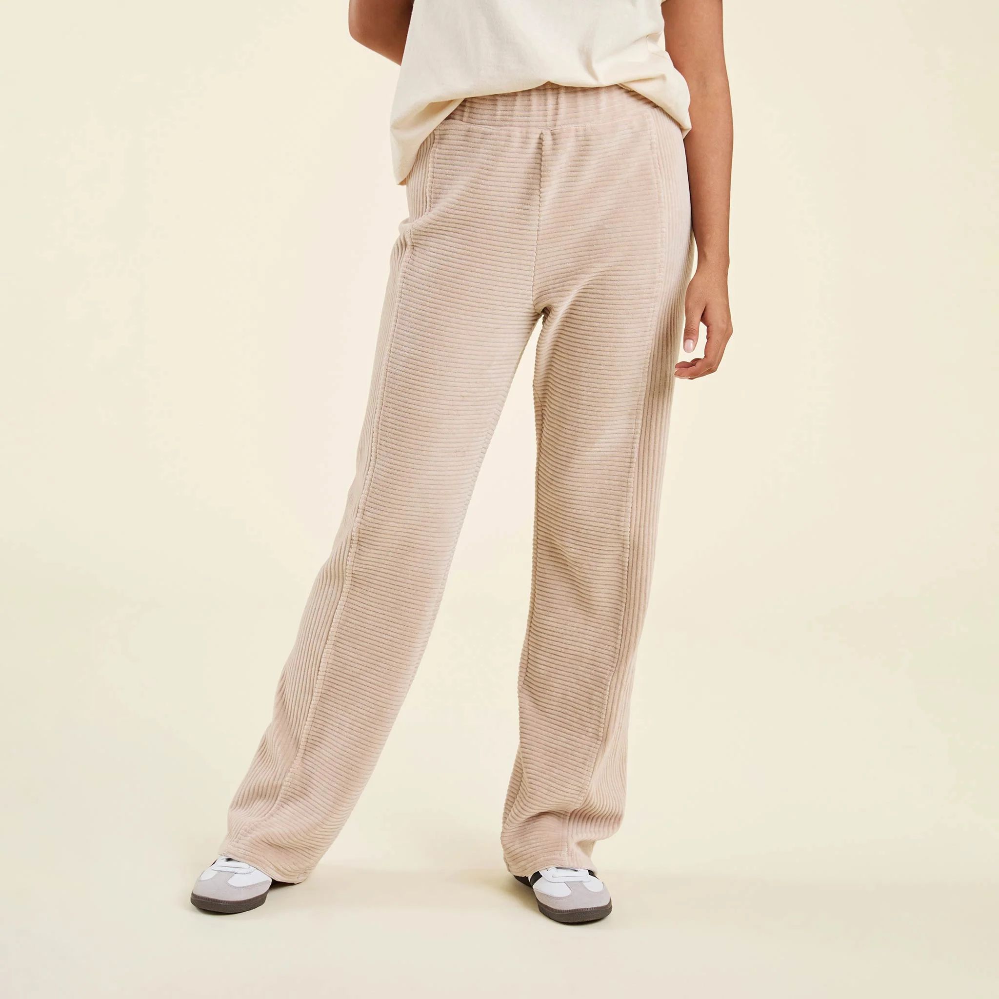 Textured Wide Leg Pant | nuuds