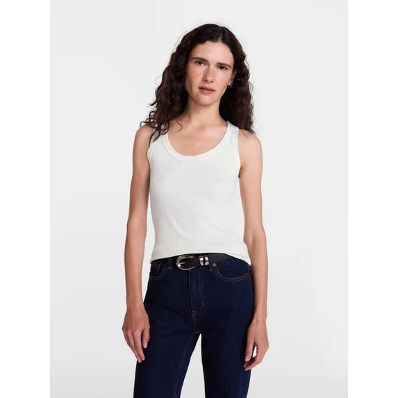 Scenario Women's Rib Tank Top, Sizes XS-XXXL | Walmart (US)