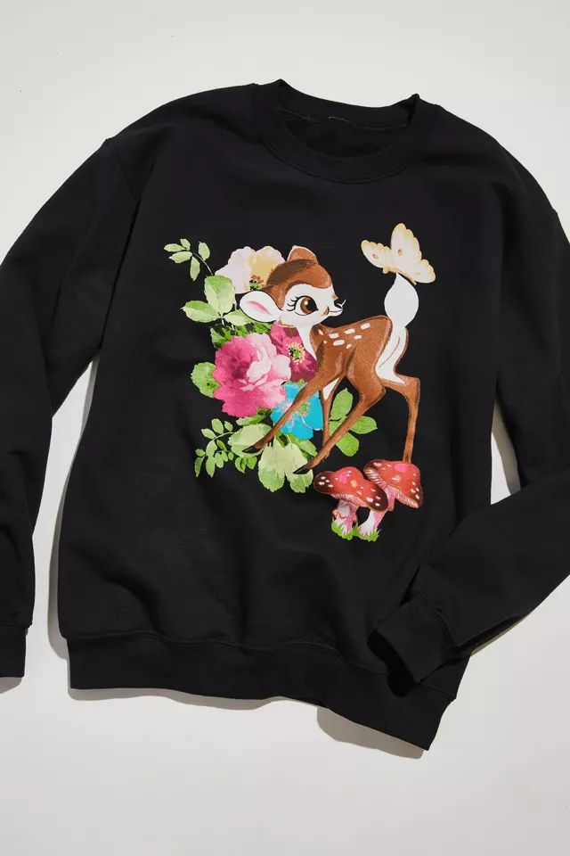 Bambi Crew Neck Sweatshirt | Urban Outfitters (US and RoW)