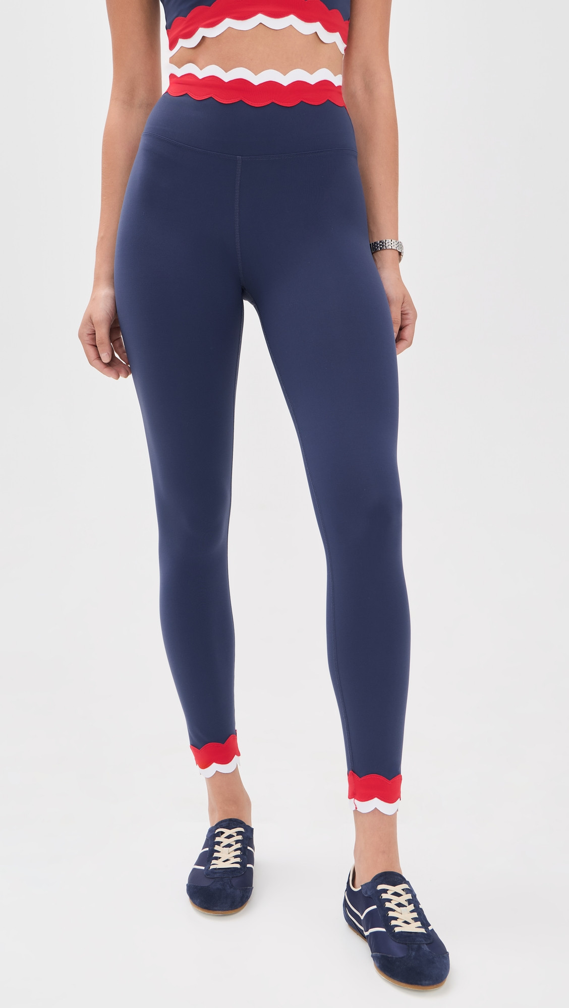 Beach Riot Stacy 7/8 Leggings Twilight Firework Colorblock M | Shopbop