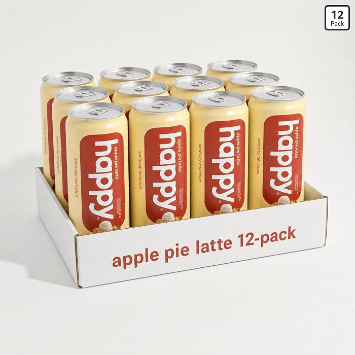 happy Apple Pie Latte 11 oz (ready to drink) | Amazon (US)